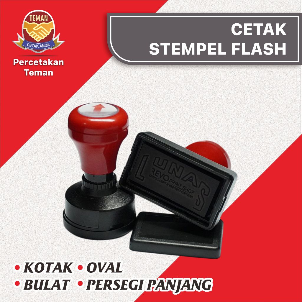 

Stepel Flash, Stempel Otomatis, Stempel Logo, sehari jadi dan siap kirim