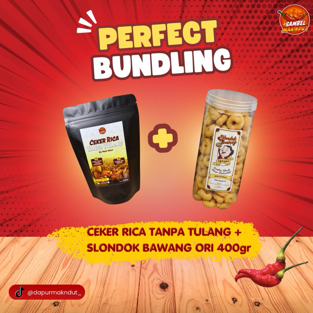 

PAKET CEKER TANPA TULANG, SLONDOK/LANTING BY DAPUR MAKNDUT
