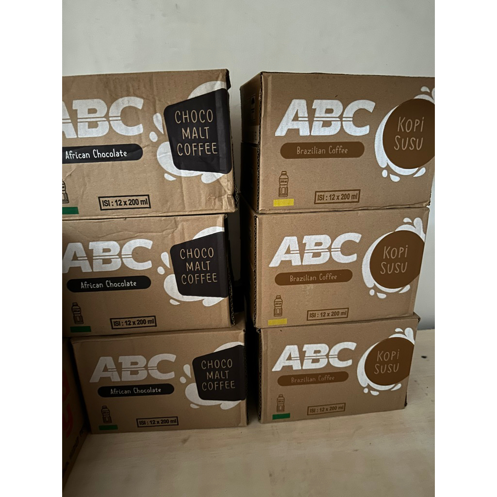 

1 dus Minuman Kopi ABC 200ml isi 12 botol ( 12x200ml)