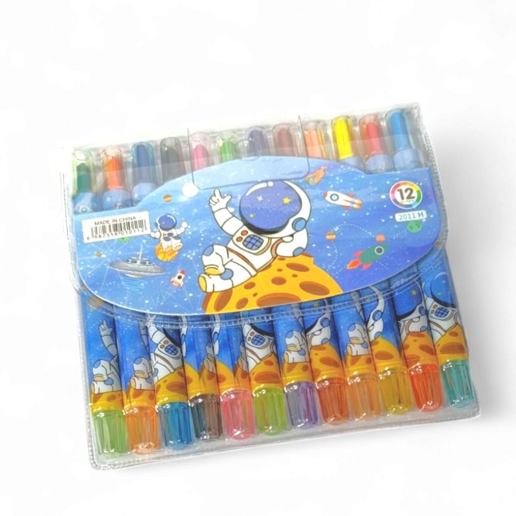 

CRAYON PUTAR 12PD 1011/2011 CRAYON PUTAR 12 WARNA CRAYON PEN 12 COLOR