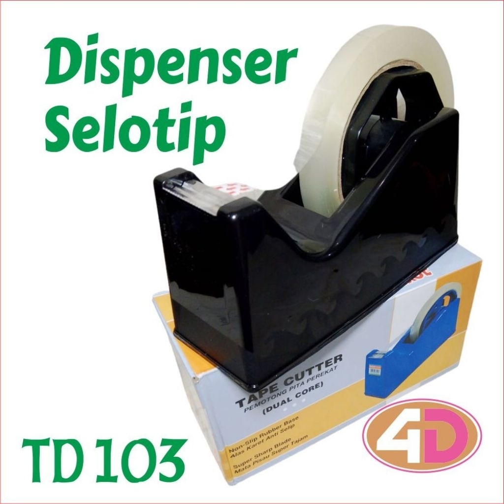 

Tape CUTTER SOLATIP Dispenser SOLATIP Joyko TD 103 Tape Cutter Tempat Pemotong Lakban Isolasi