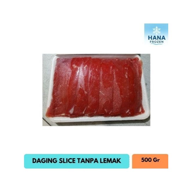 

DAGING SAPI SLICE TANPA LEMAK 500 GRAM