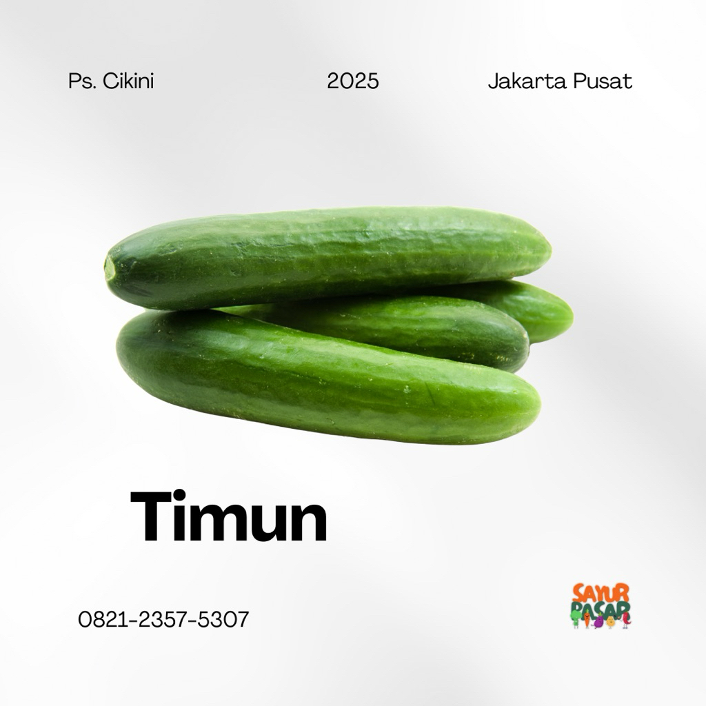 

Timun Besar Segar – 1kg (Lokal, Renyah & Segar)