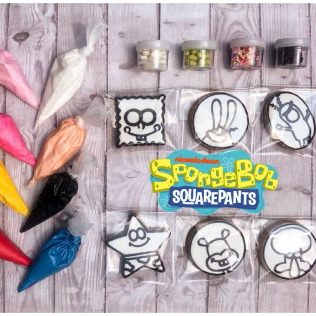 

DIY Classic Spongebob ( Kukis Spongebob Squarepants Patrick ) - Sugar Cookies