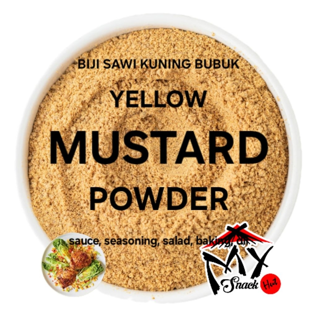 

BIJI SAWI KUNING BUBUK 250GR MUSTARD SEED KASAR GROUND POWDER OLESAN SAUS SAOS SPREAD BURGER SALAD