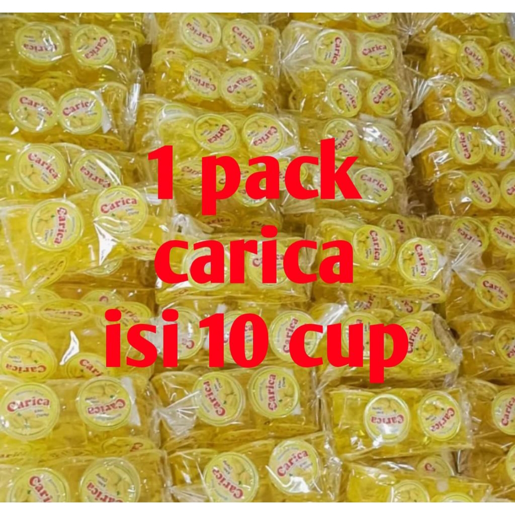 

minuman Carica isi 10 manis segar khas Dieng