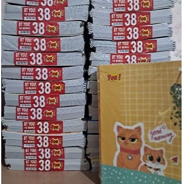 

PGATK-JUAL 10 PCS BUKU TULIS BT YOU By Kiky MURAH 38 LEMBAR(10PCS) || Buku BT YOU 1 PAX ISI 10 BUKU