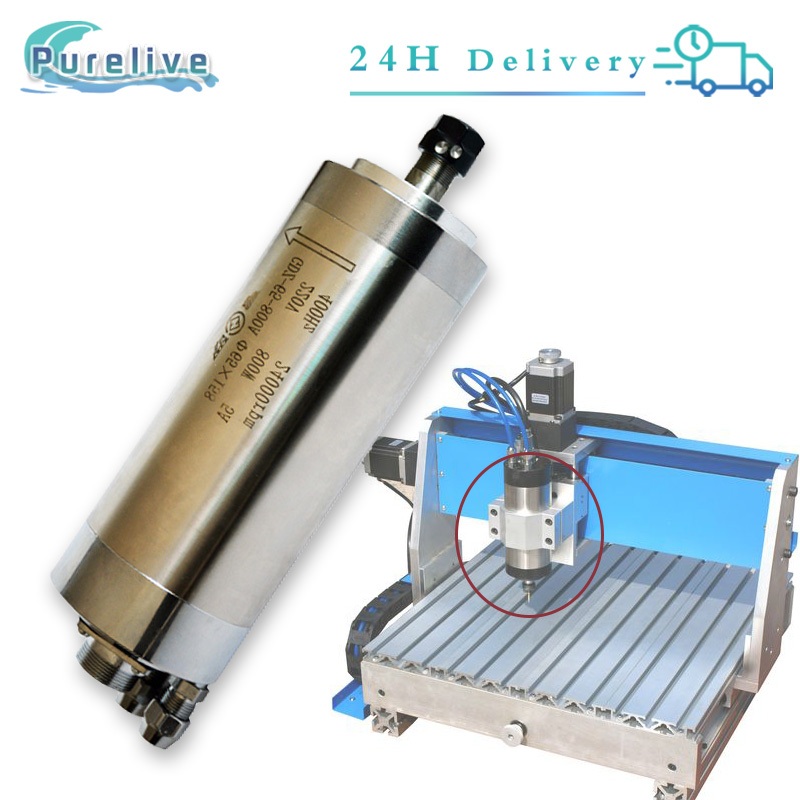 161.5*65mm Spindle Motor 220V Water Cooled Spindle Motor Spindel Motor Ukiran