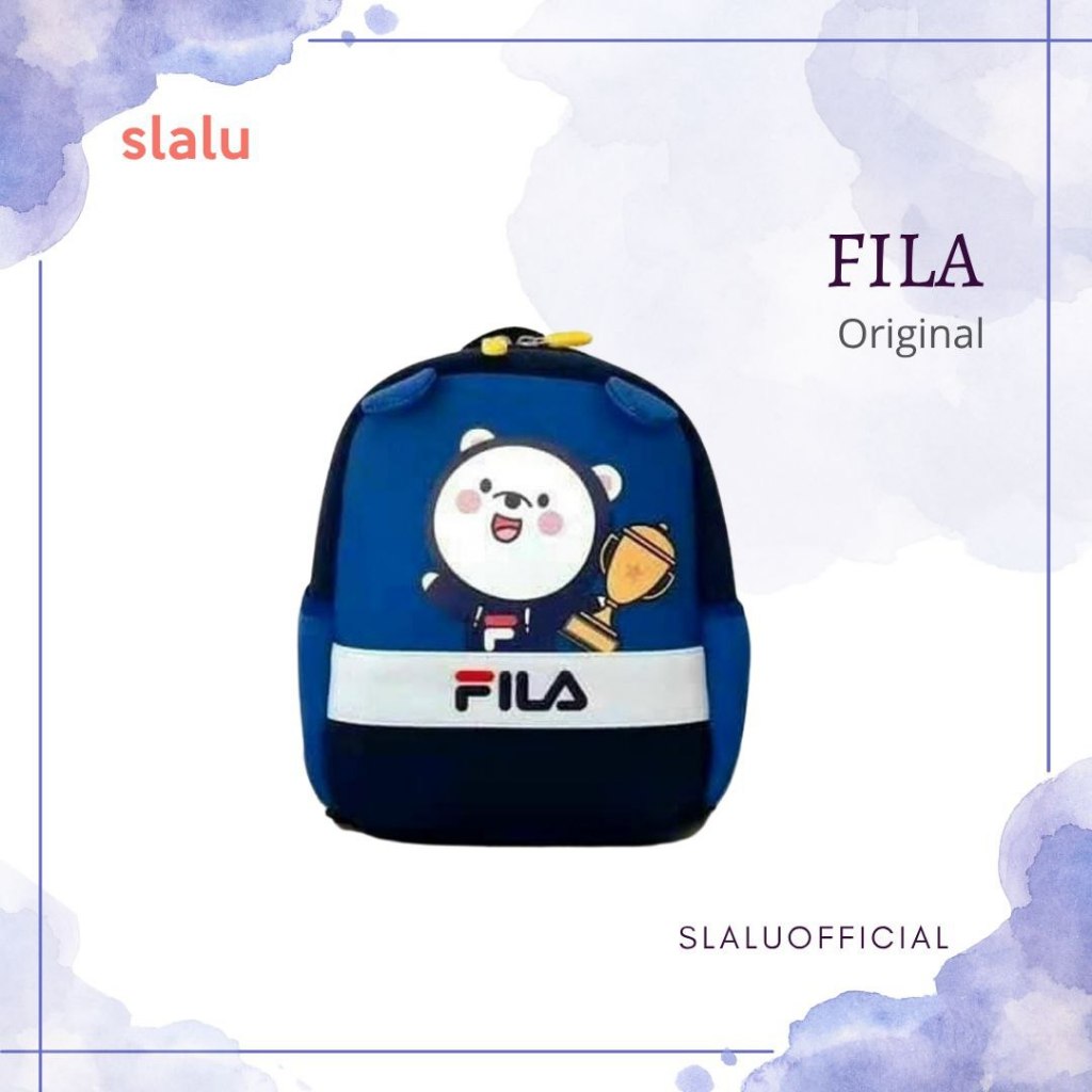 Tas Backpack Ransel Anak Unisex Branded FIL4 Fila Kids