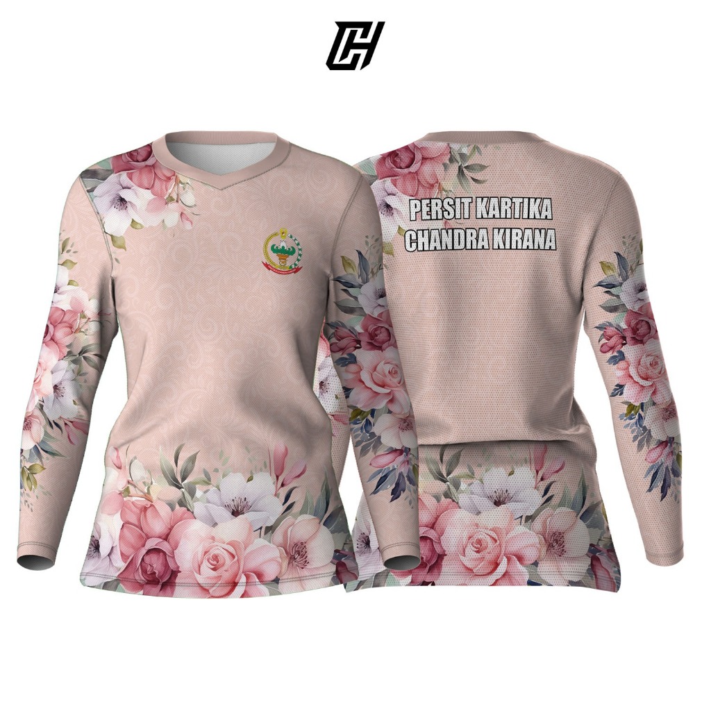 Jersey Persit TNI AD Terbaru 2025 Kaos Senam Lengan Panjang Bahan Dryfit Premium