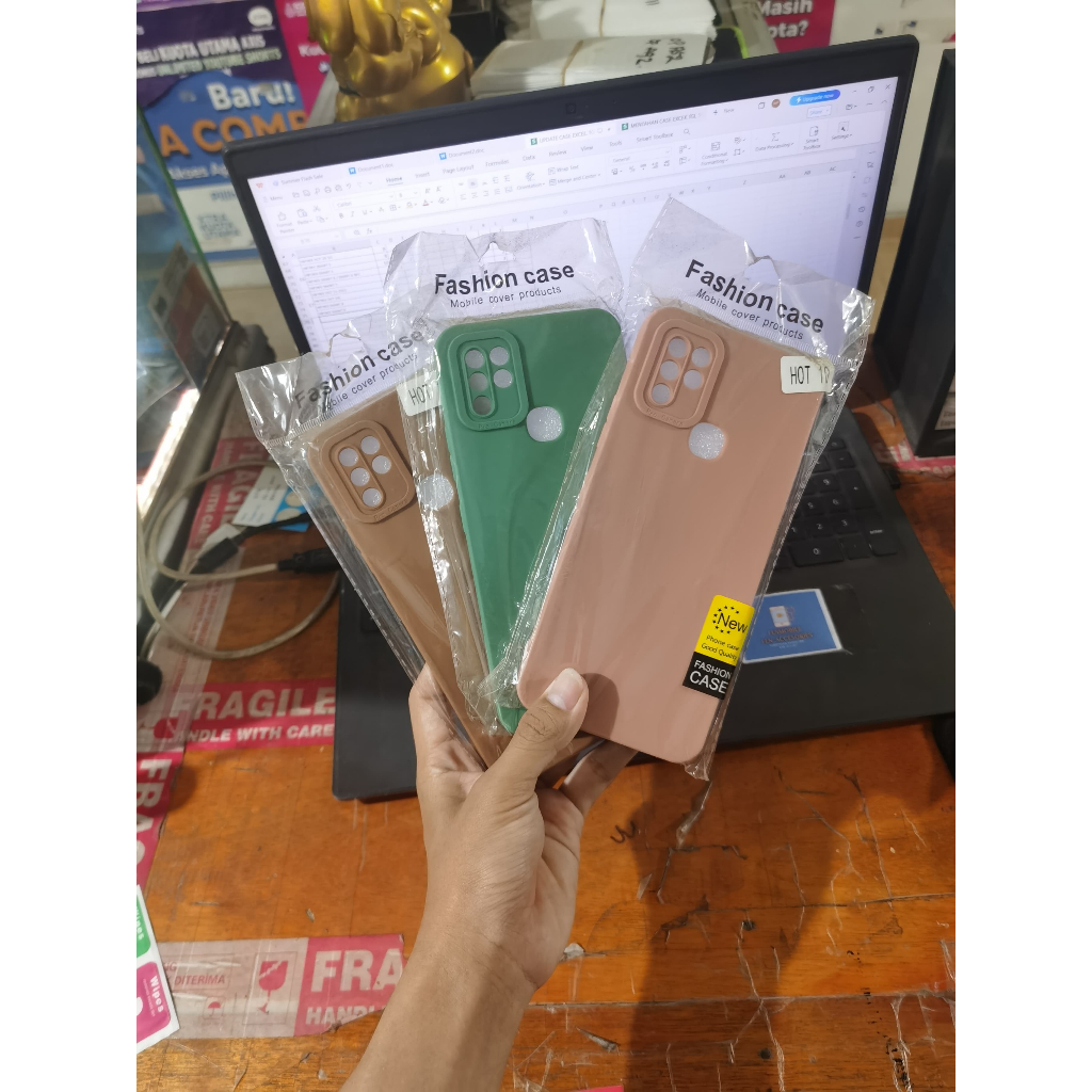 INFINIX HOT 10 SoftCase ProCamera Silicone Matte