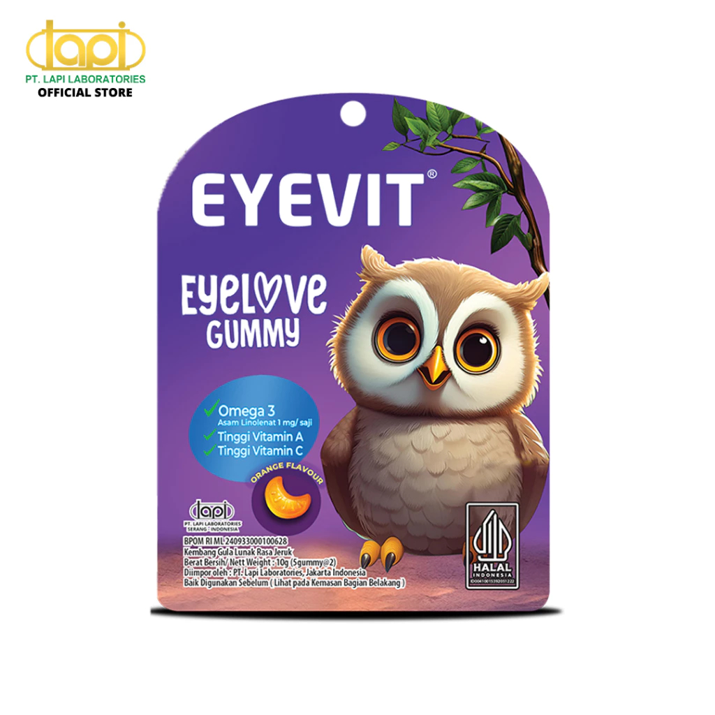 

Eyevit Gummy - Orange Flavour 10gr