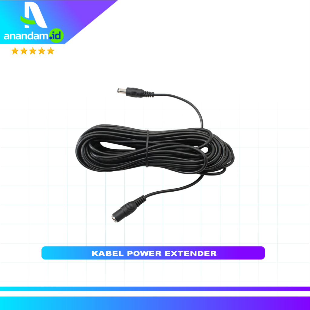 KABEL POWER EXTENSION EXTENDER SOKET DC SAMBUNGAN KABEL POWER CCTV