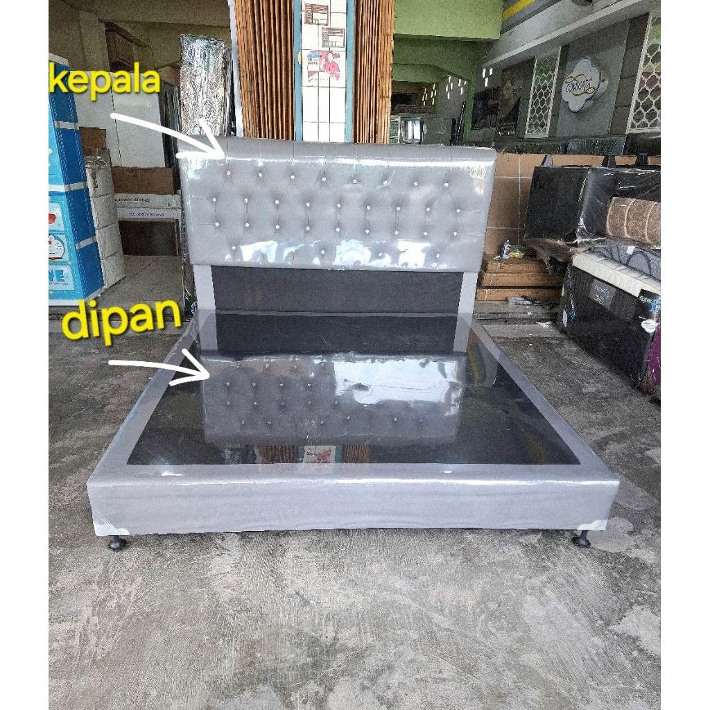 dipan tempat tidur divan alas kasur springbed 180x200 160x200 120x200