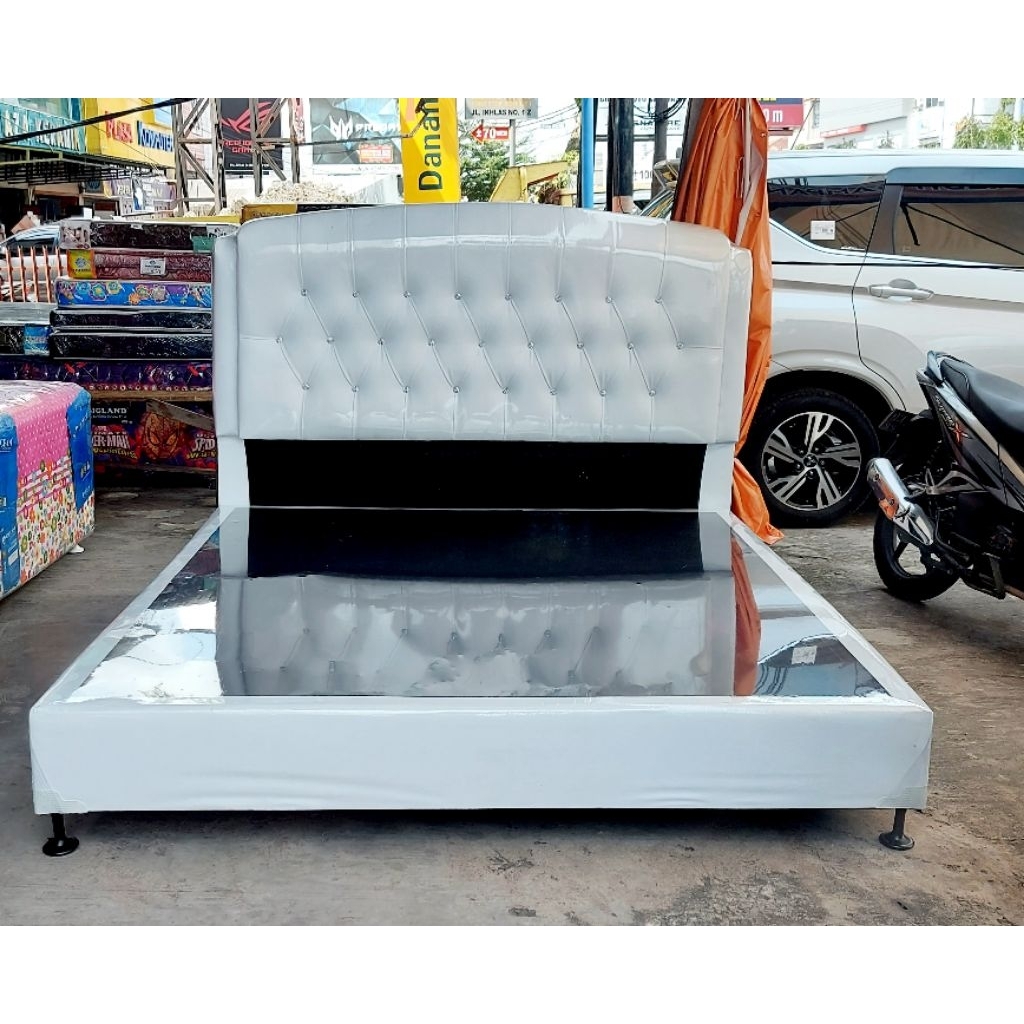 dipan tempat tidur divan alas kasur springbed 180x200 160x200 120x200
