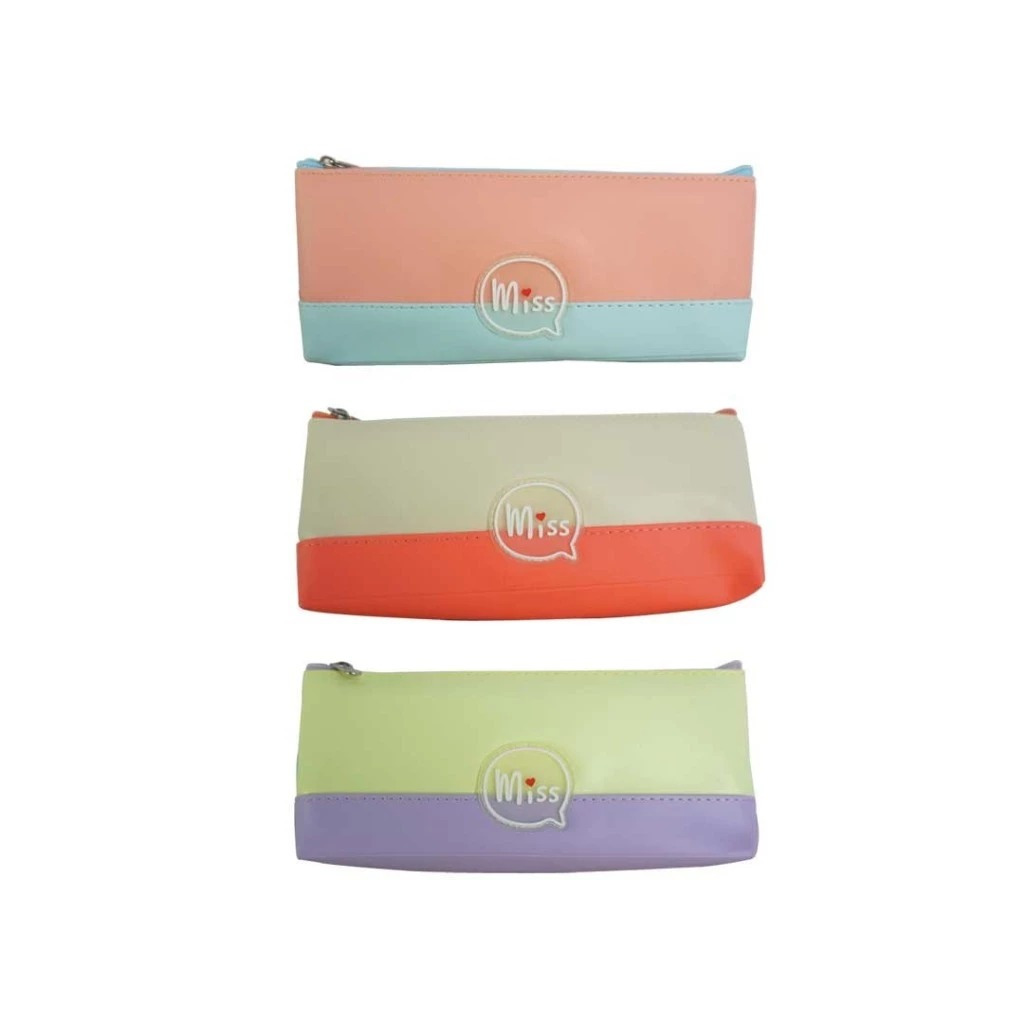 

XIAOLINGJING - KOTAK PENSIL KULIT / PENCIL CASE KULIT LUCU BD-786 SLETING