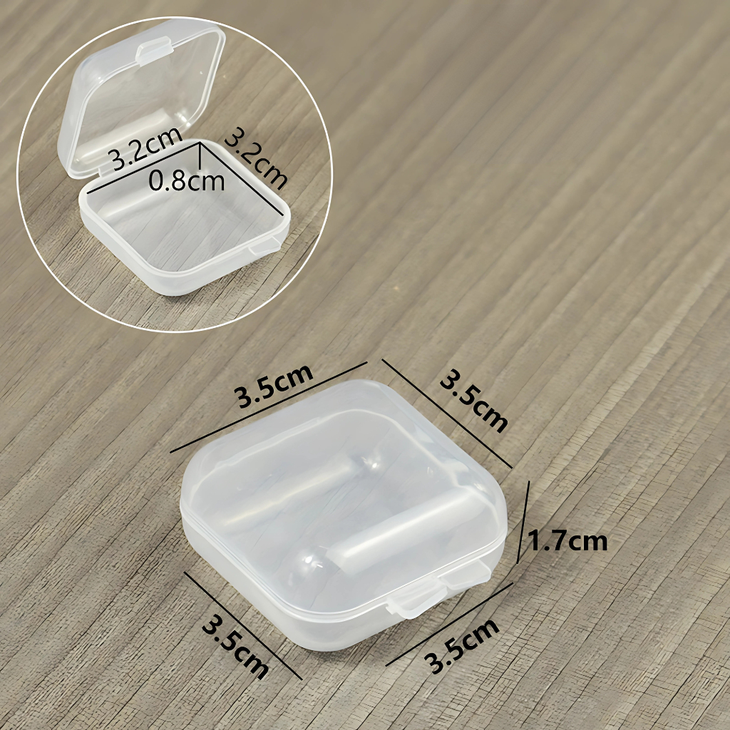 MIRACLEACC Kotak Kecil serbaguna untuk obat perhiasan mainan kancing materai berkas kecil