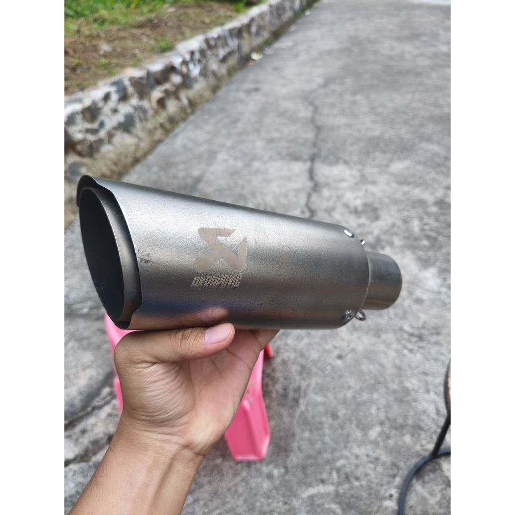 Knalpot Full System Import Akrapovic Short