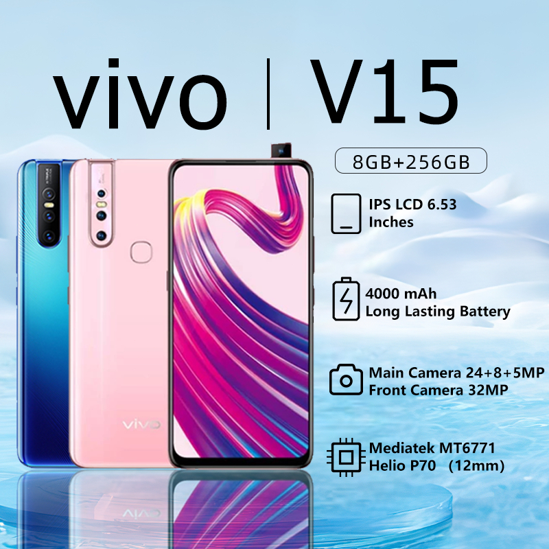 WHYRED1 HP VIVO V15 RAM 8+256 GB 4000 mAh Smartphone 6.53inches 4G LTE GARANSI 1 TAHUN