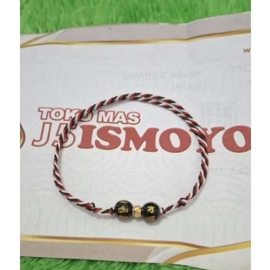 Gelang Tali Tridatu Variasi Mrican 0,1gram Semar Ismoyo J5