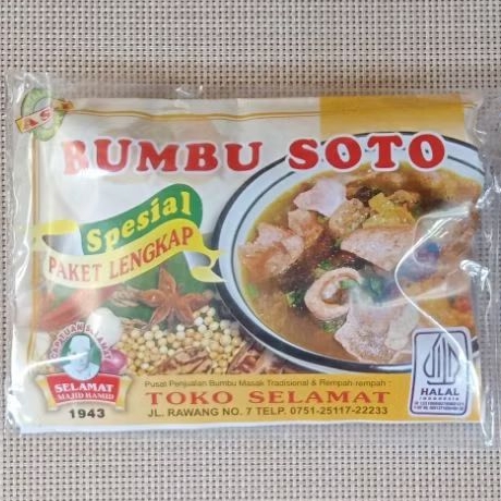 

BUMBU SOTO PADANG SPESIAL PAKET LENGKAP MURAH TOKO H.SELAMAT