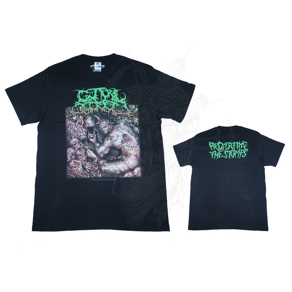 T-Shirt - Guttural Secrete - Recreating The Stumps
