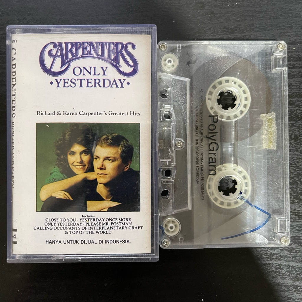 Kaset pita - Carpenters - Only Yesterday