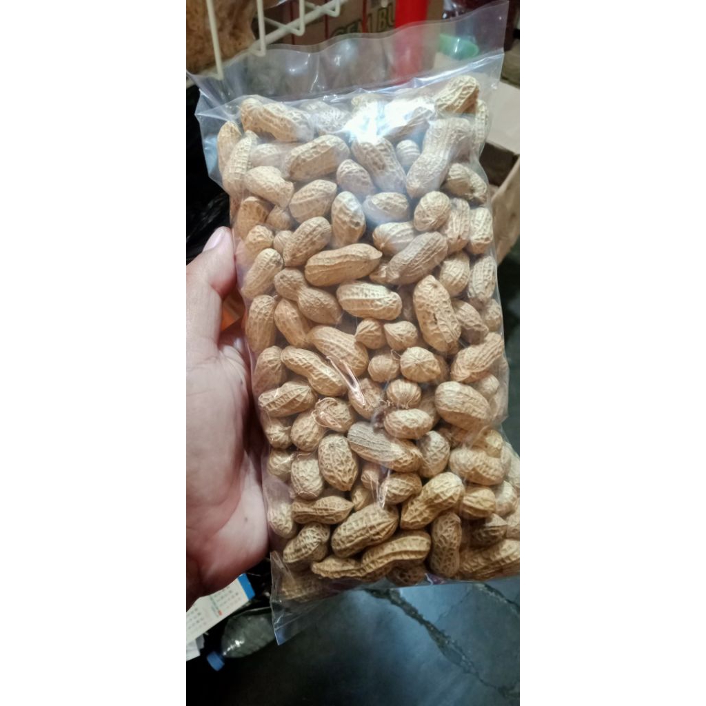 

Kacang kulit siap makan kemasan 500 gr(rasa asin)
