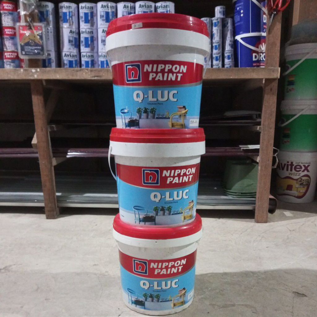 cat dinding cat tembok interior qluc nippon paint 18 kg
