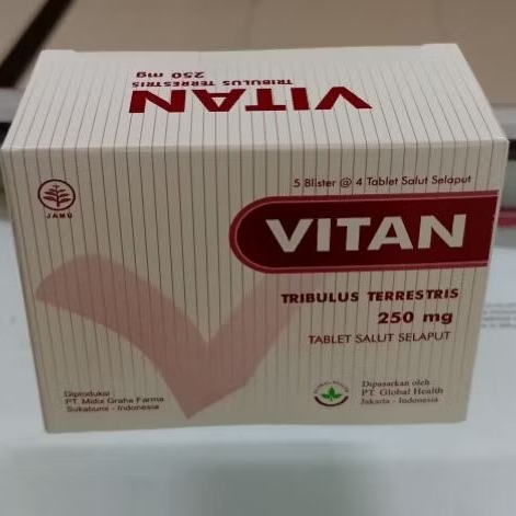 Vitan 250 mg Tribulus terrestris box