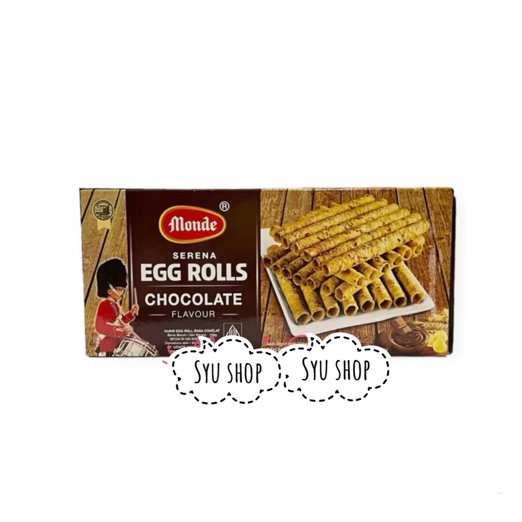 

monde eggroll egg roll chocolate coklat box 168gr