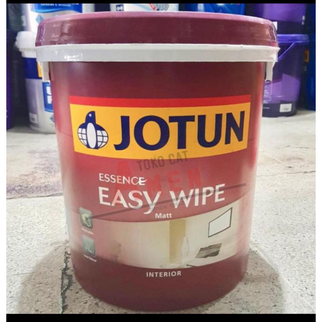 CAT TEMBOK JOTUN EASY WIPE 25 KG WARNA LIGHT ANTIQUE WHITE