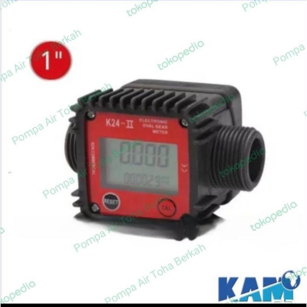 Flow meter minyak digital Flow meter solar digital derat 1 inch