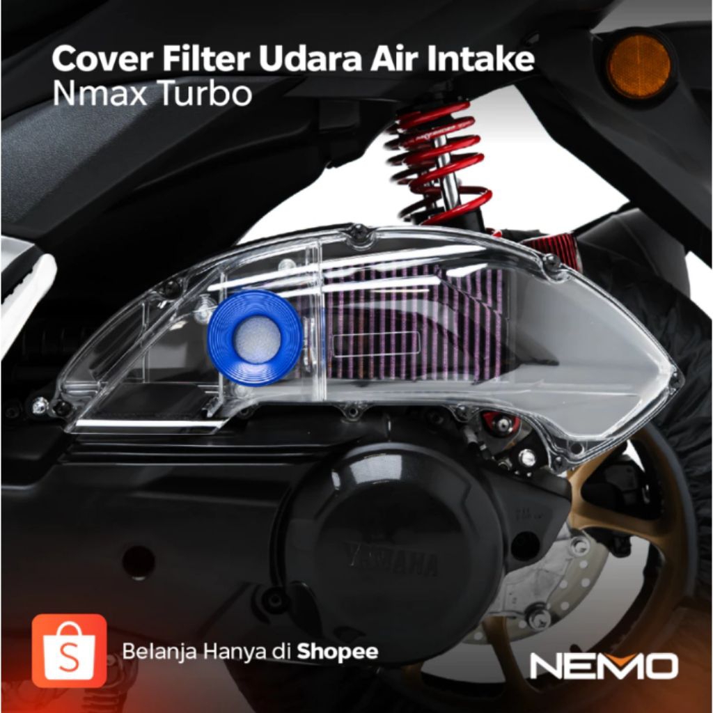 Cover Filter Udara Air Intake Transparan Nmax Turbo Cover Filter Udara Air Intake