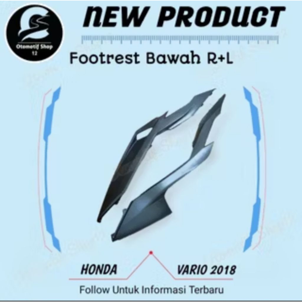 Satuan eceran body kasar vario 125 new gen 2 Dek bawah lr kanan kiri vario 125 new gen 2