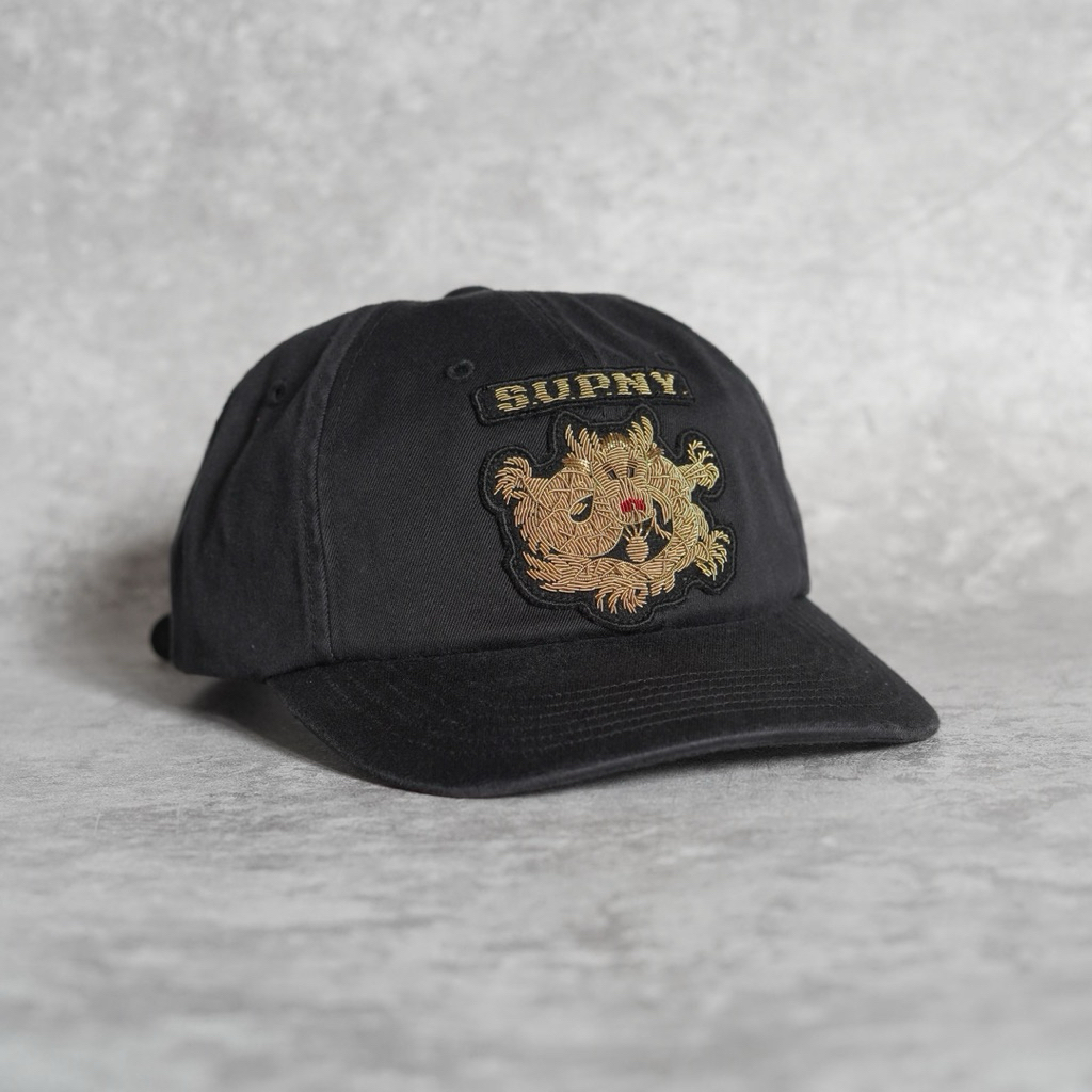Topi Supreme Bullion Dragon 6 Panel - Black