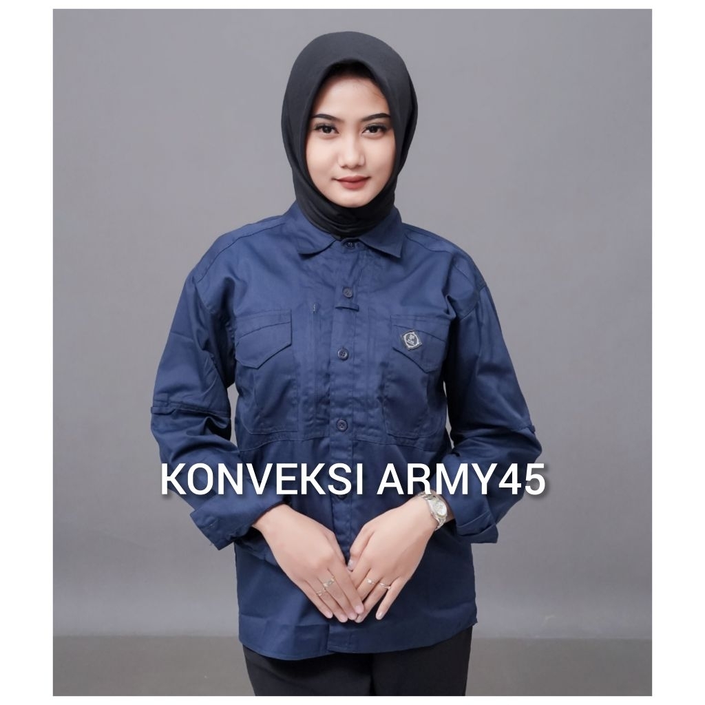 Kemeja Wanita Tactical M Tac Lengan Panjang Pdl Cewe outdoor Perempuan