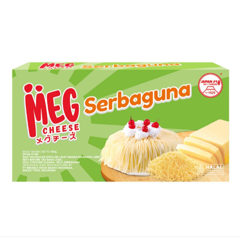 

MEG Keju Cheddar Serbaguna 160 g