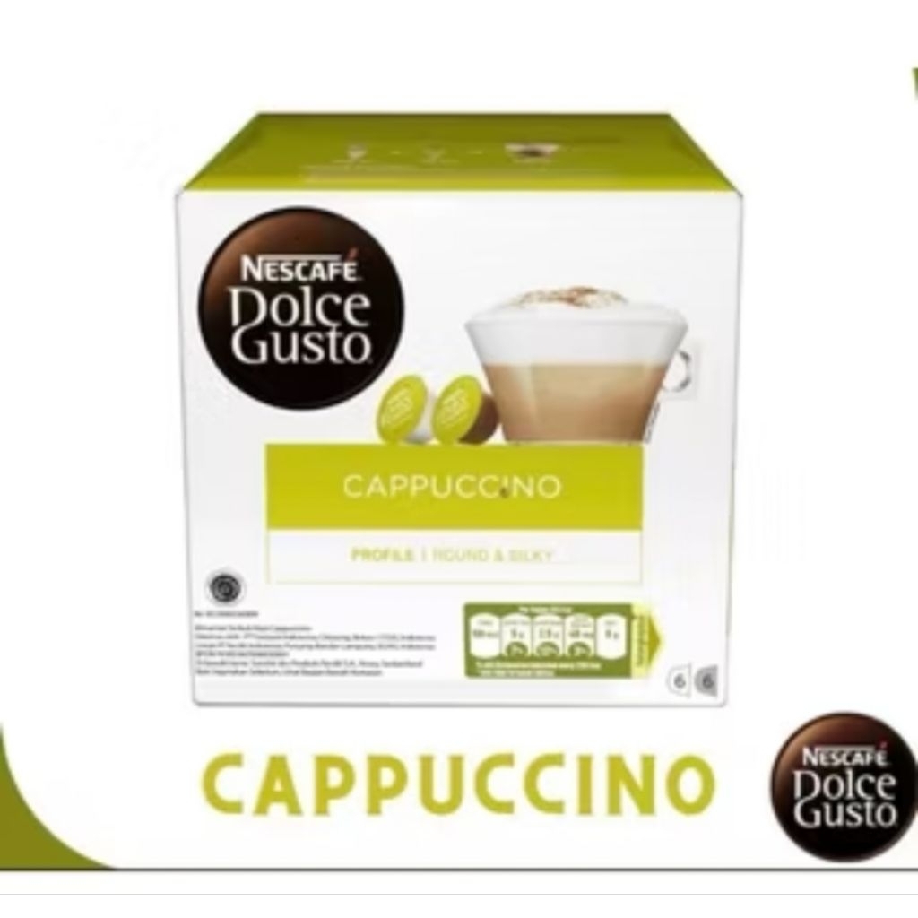 

Capsule NDG Nescafe Dolce Gusto Cappuccino Box Isi 12 - Kopi Kapsul Original Nestle