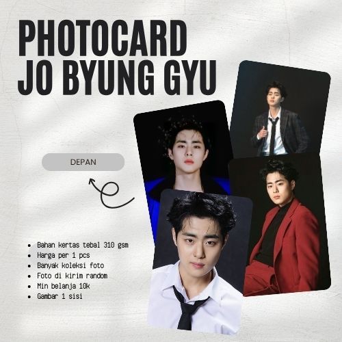 [1PCS] PHOTOCARD JO BYUNG GYU | PHOTOCARD KPOP | PHOTOCARD DRAKOR | PHOTOCARD DRACIN
