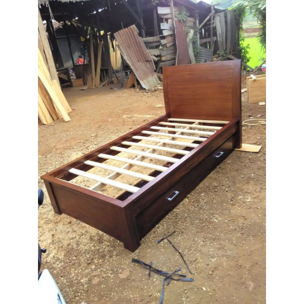 Divan anak minimalis laci divan 120x200