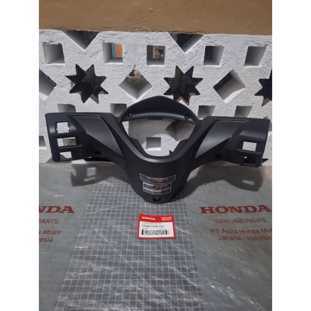 cover batok belakang blade bled karbu old lama original ahm honda 53206-KWB-920