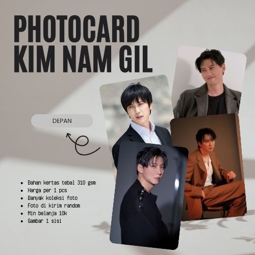 [1PCS] PHOTOCARD KIM NAM GIL | PHOTOCARD KPOP | PHOTOCARD DRAKOR | PHOTOCARD DRACIN