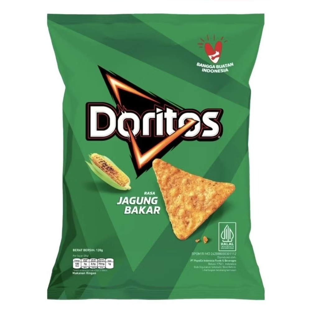 

Doritos Makanan Ringan Rasa Jagung Bakar 120 g