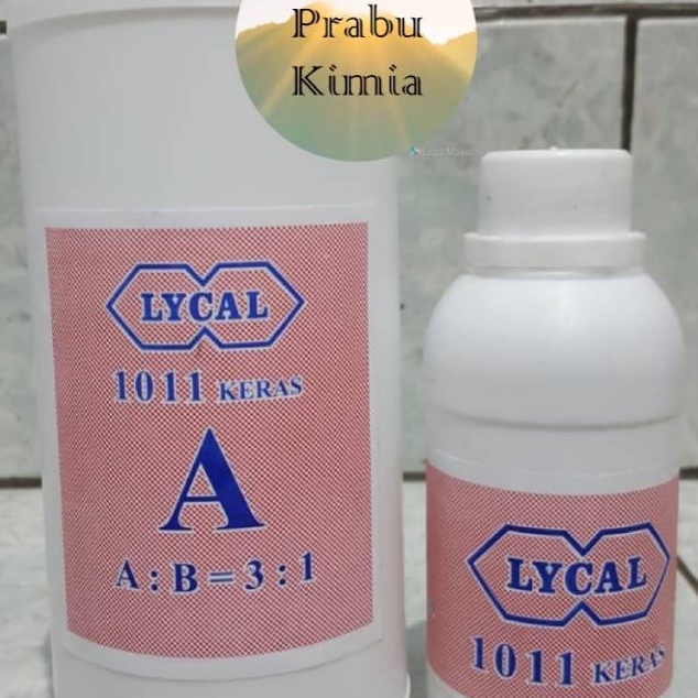 

KODE D44V Resin Lycal 111 Keras Bening paket 1kg