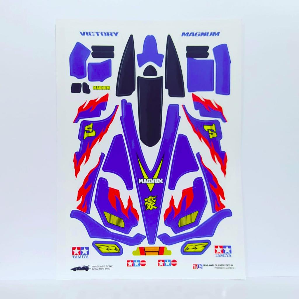 Stiker Victory Magnum - Body Putih - Vinnyl