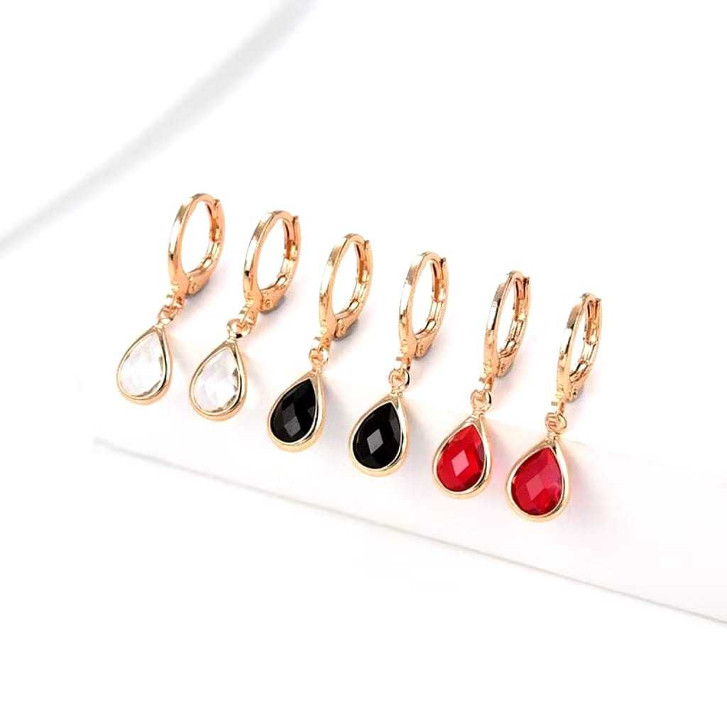 anting wanita model tetesan air fashion anting tindik wanita anti karat dan anti luntur
