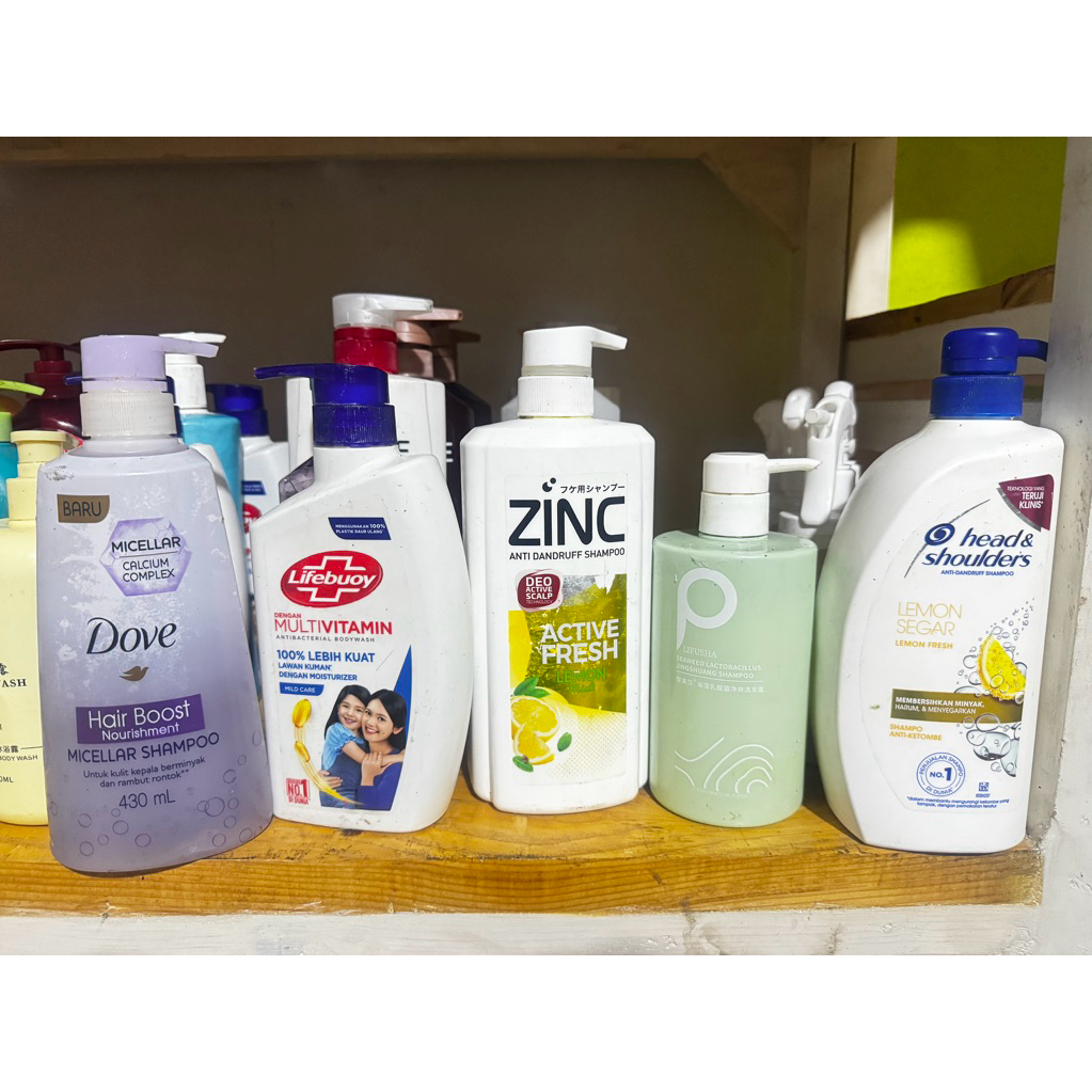 SHAMPO Jumbo DOVE // lifebouy // Zinc // head&shoulders // lifusha //pentene