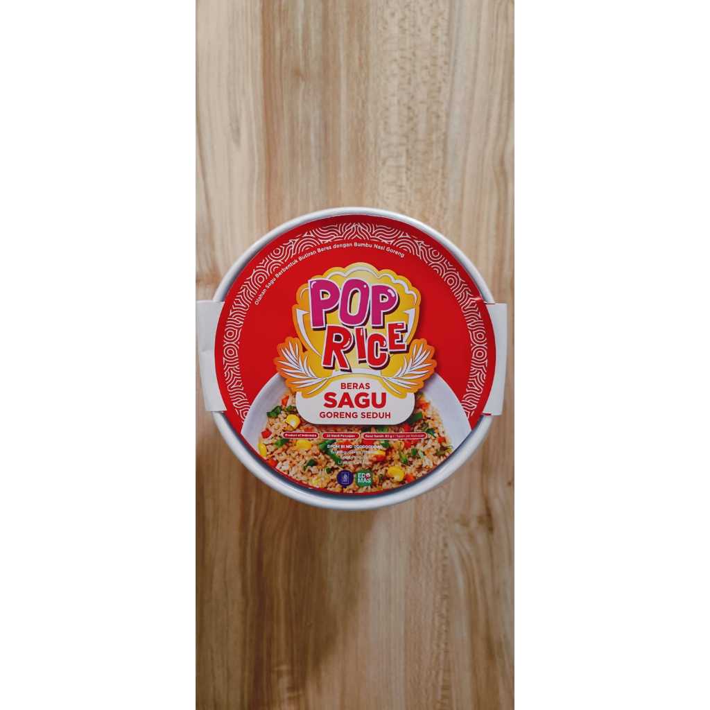 

Beras Sagu Seduh Bumbu Nasi Goreng (POP RICE)