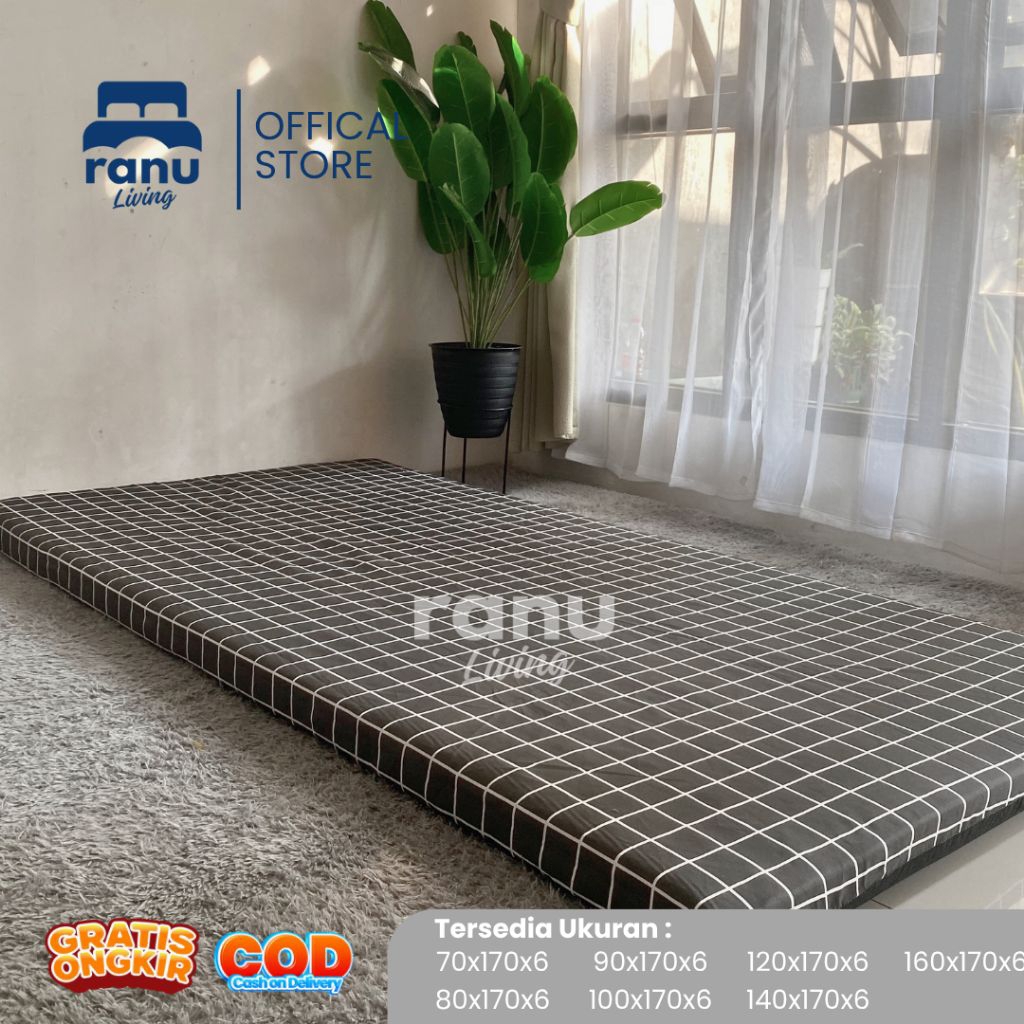 KASUR LIPAT KASUR LANTAI  PREMIUM MICROFIBER BUSA KOREA TEBAL EMPUK NYAMAN